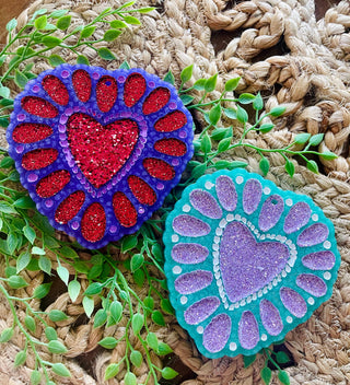 Squash Blossom Heart Car Freshie