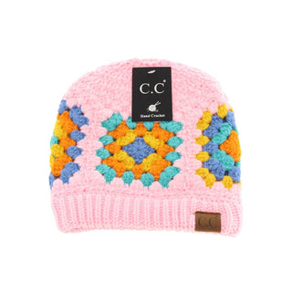 Cc Multi Color Crochet Beanie HAT7393