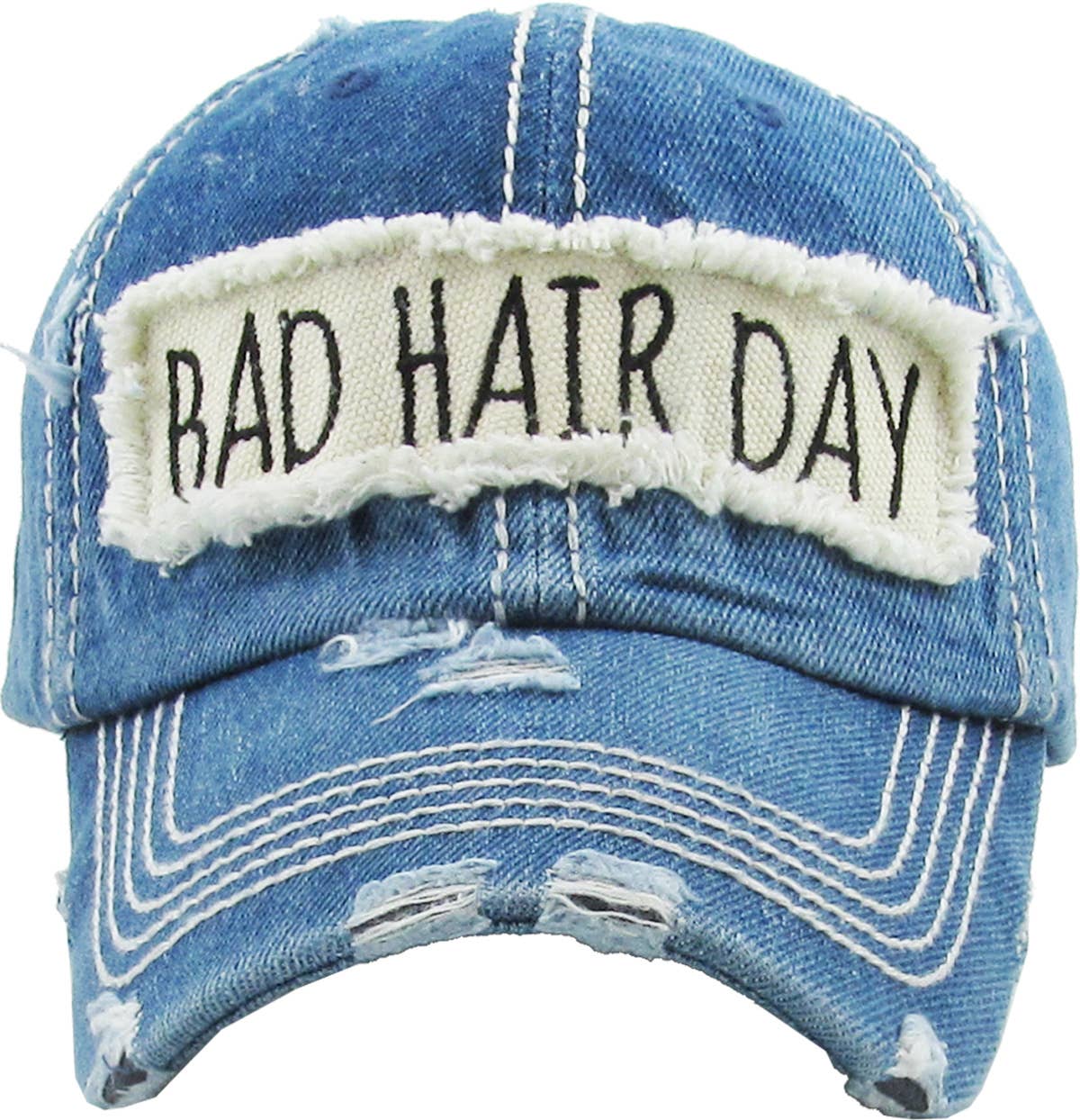 Bad Hair Day Washed Vintage Ball Cap