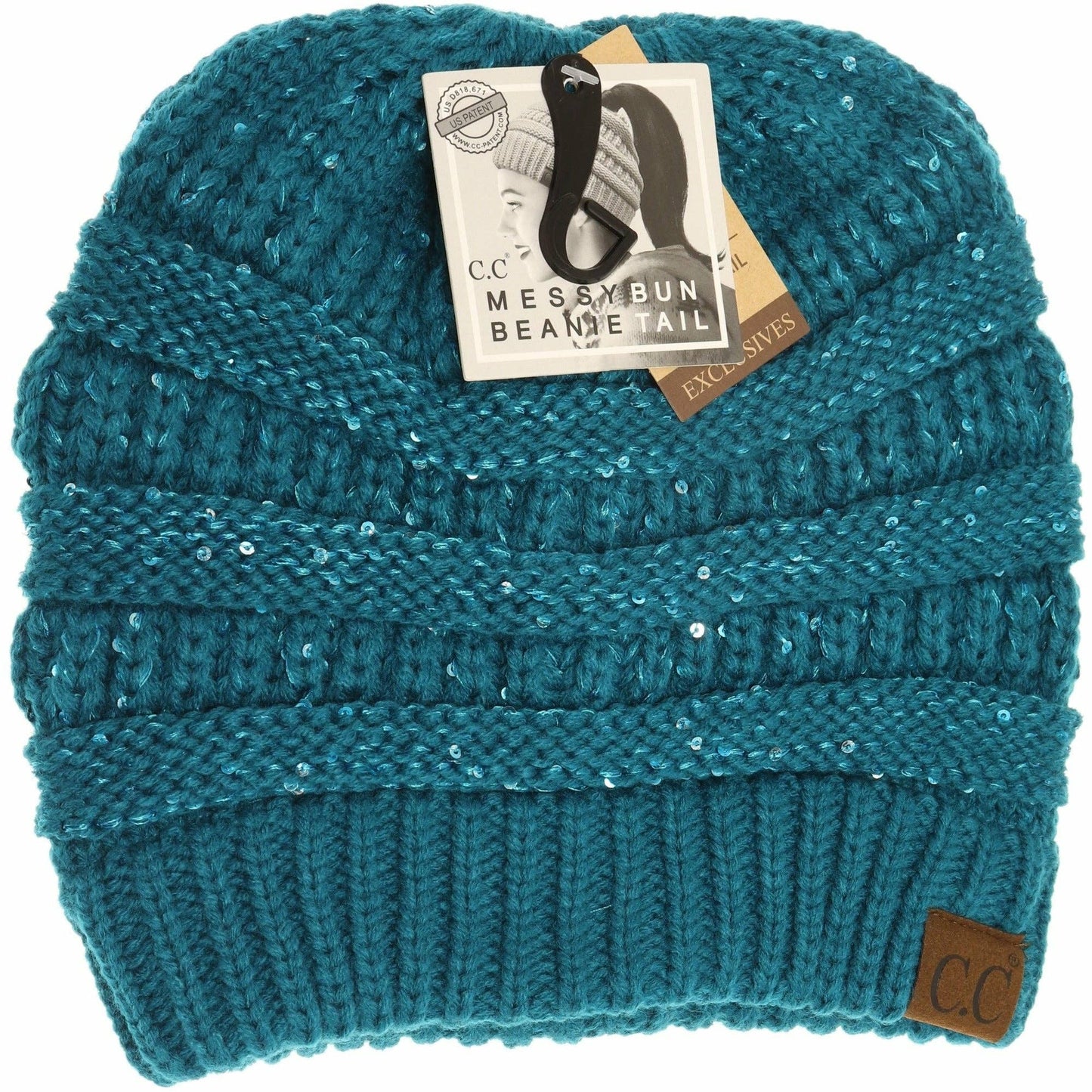 Sequin CC Beanie Tail Beanie MB730