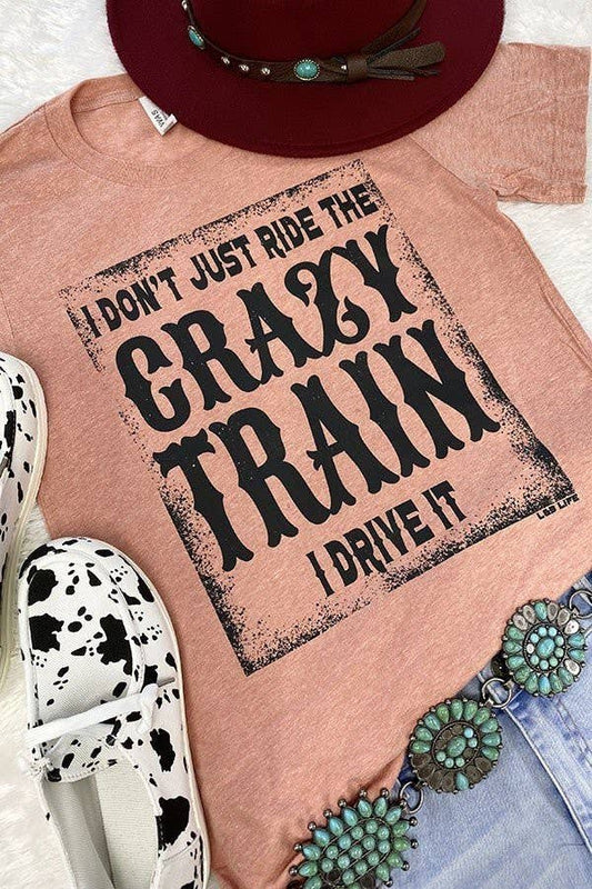 I Dont Just Ride Train, Trendy, Funny  Graphic Tshirt tee