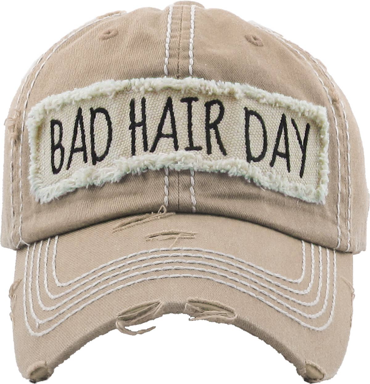 Bad Hair Day Washed Vintage Ball Cap