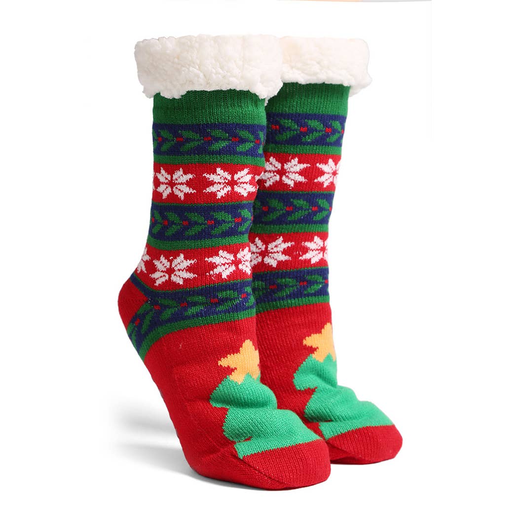 Luxury Soft X-Mas Design Mini Crew Winter Socks