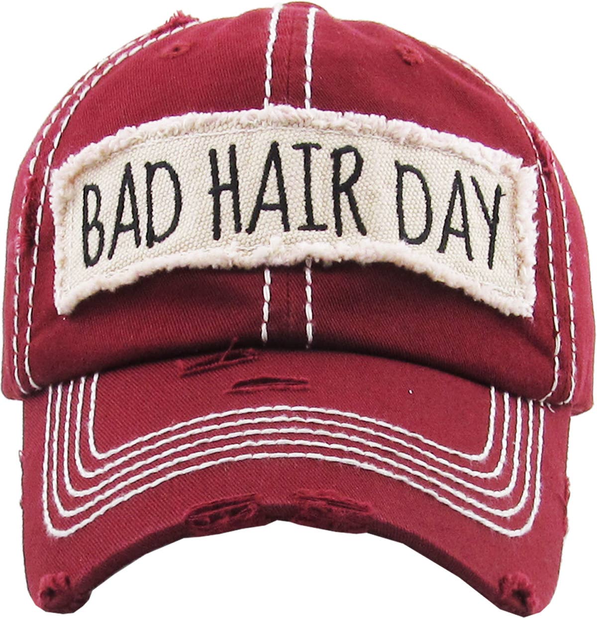 Bad Hair Day Washed Vintage Ball Cap