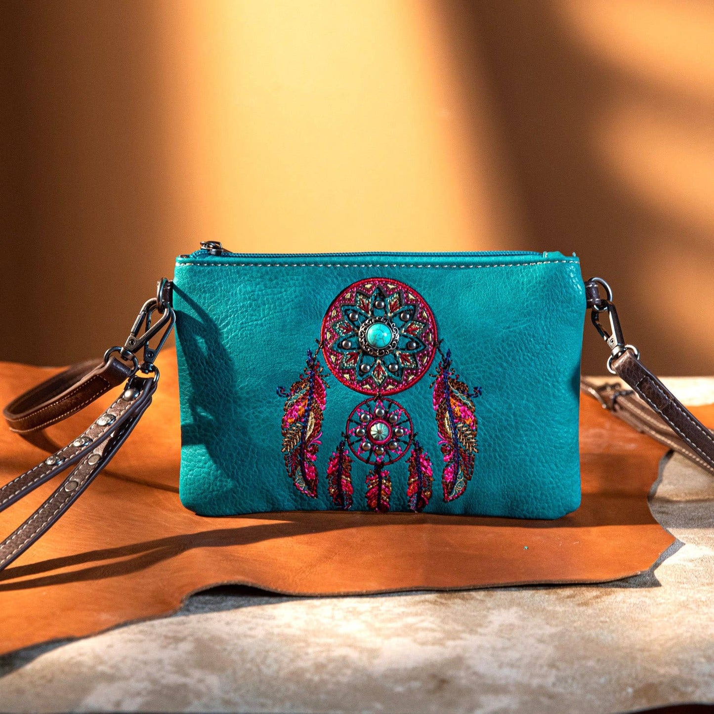 MW1241-181 Montana West Dream Catcher Collection Clutch/Crossbody