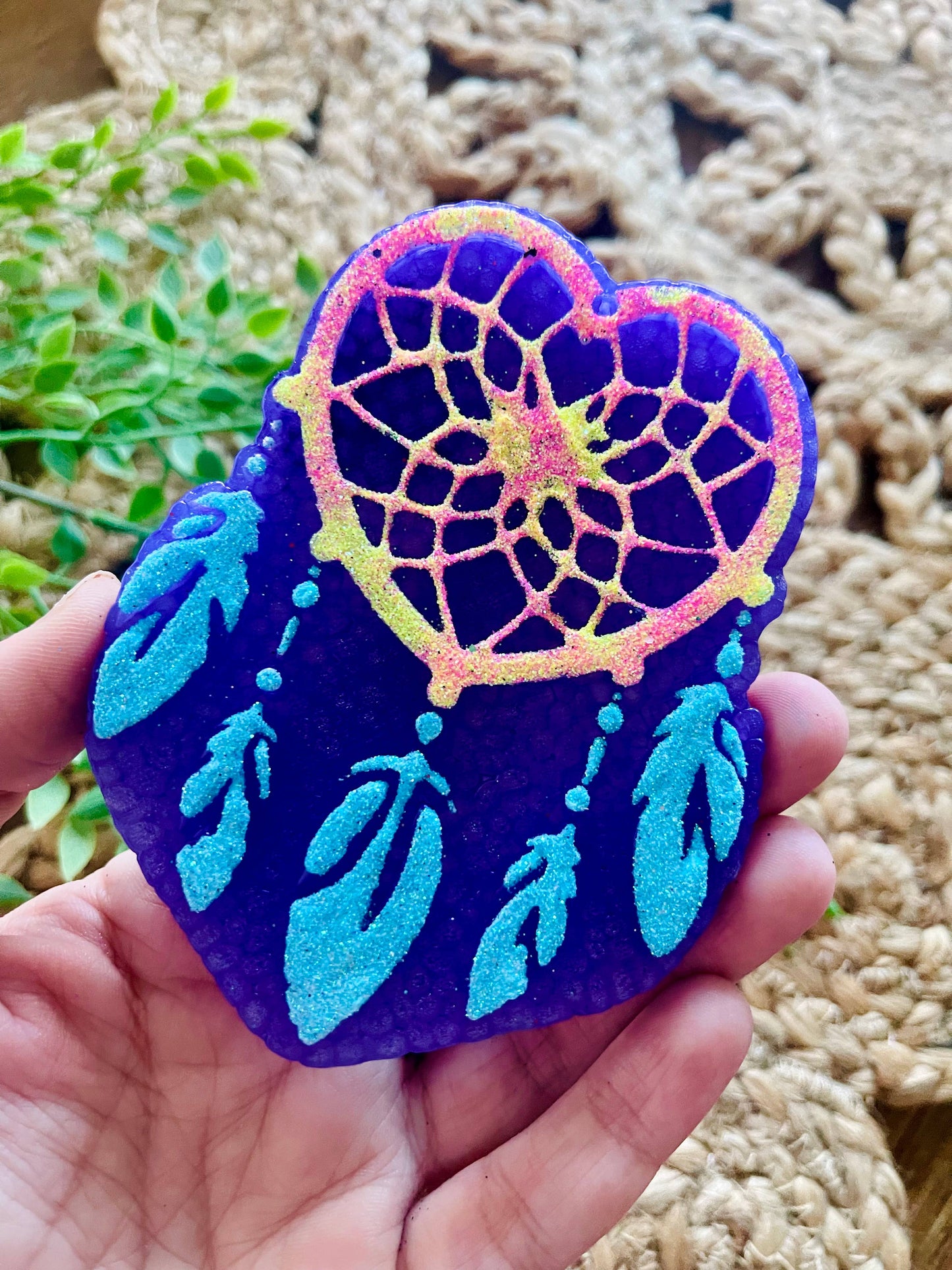 Heart Dreamcatcher Car Freshie