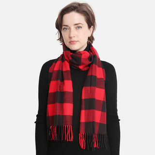 Multi Patterned Cashmere Feel Oblong Scarves