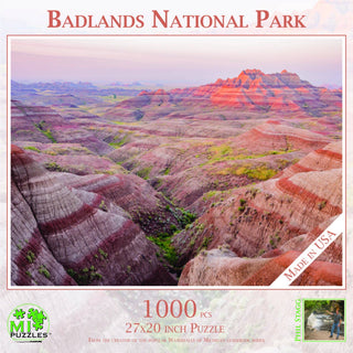 Badlands National Park South Dakota- 1000 Piece South Dakota Puzzle