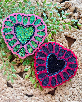 Squash Blossom Heart Car Freshie