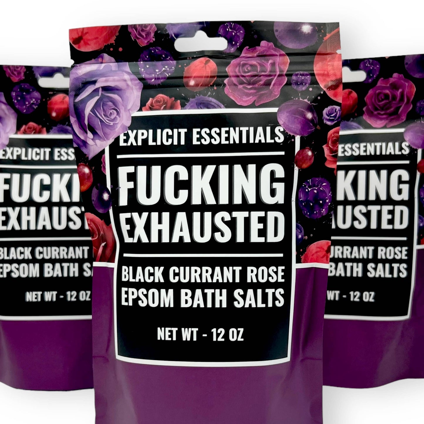 Fucking Exhausted Bath Epsom Salts 12oz Bag