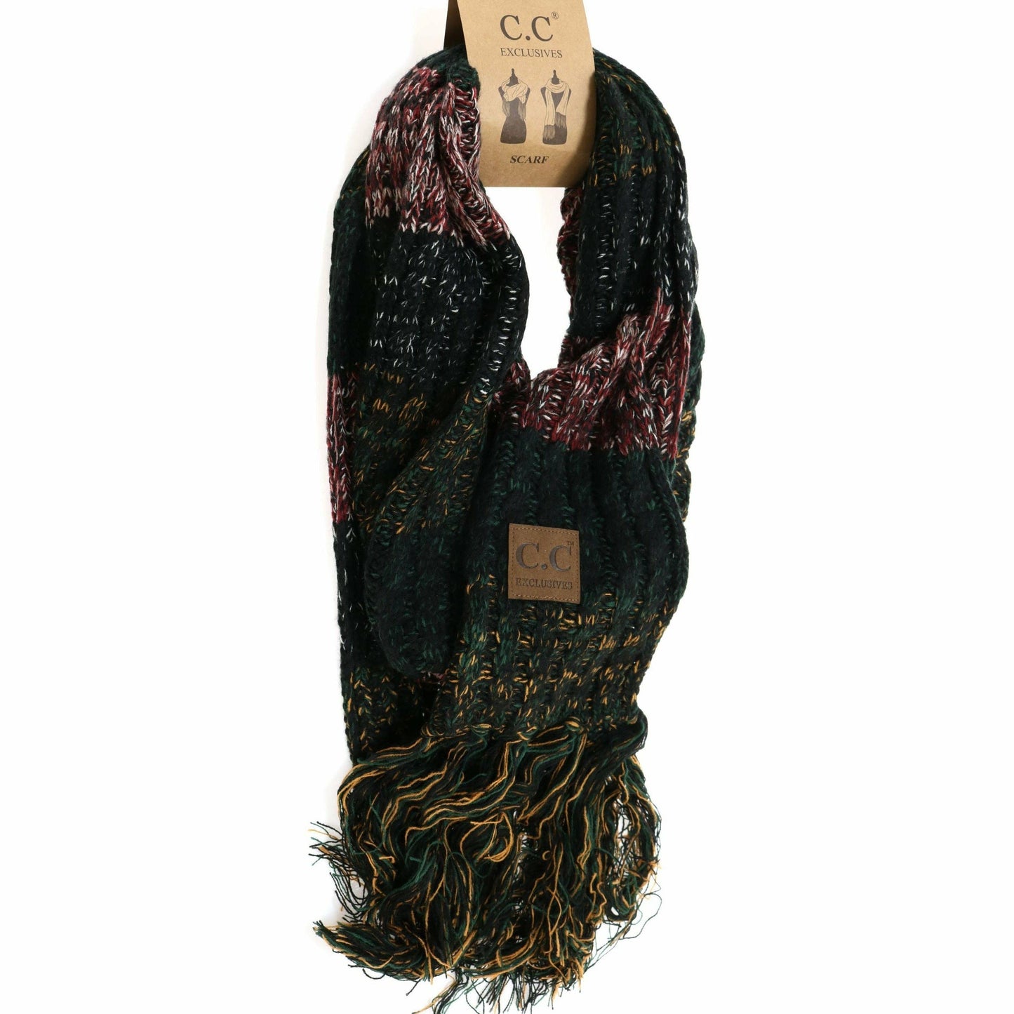 Tri-Color CC Scarf SF1816