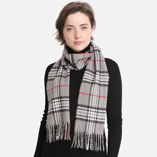 Multi Patterned Cashmere Feel Oblong Scarves
