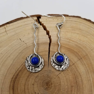 Unique Retro Lapis Lazuli Earrings