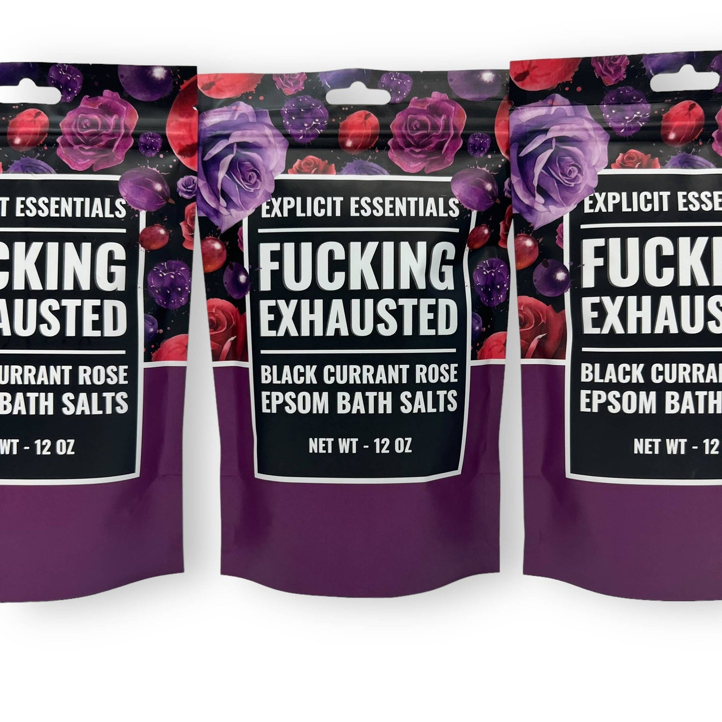 Fucking Exhausted Bath Epsom Salts 12oz Bag