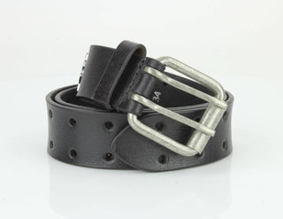 Double Prong Full Grain Leather Belt ABB 008