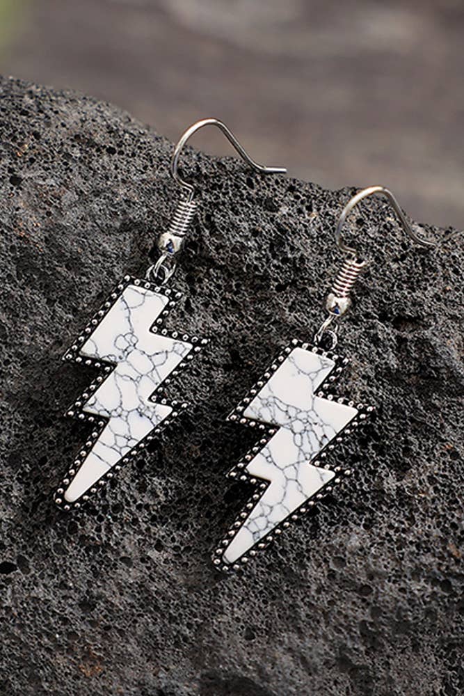 Lightening Stone Earrings