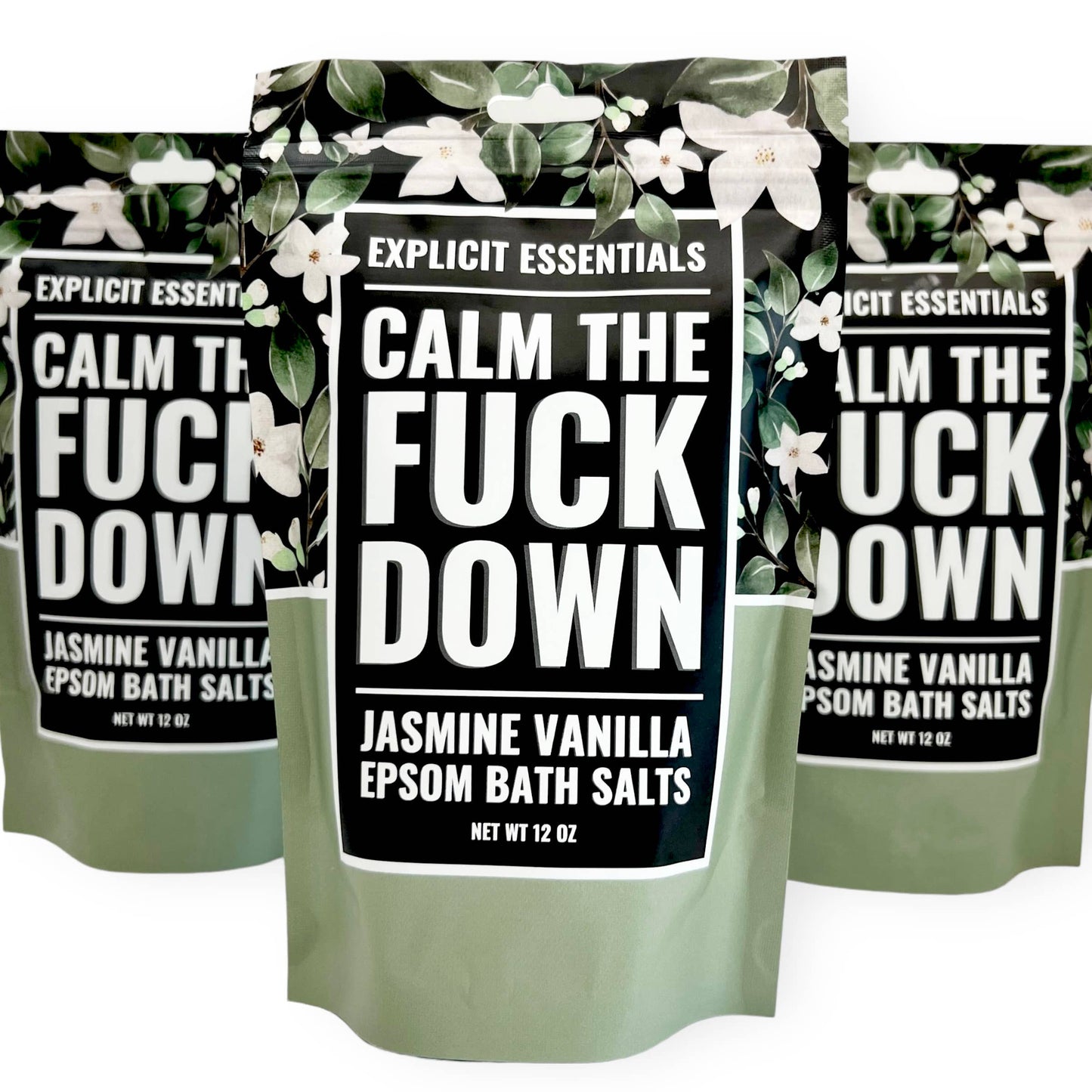 Calm The Fuck Down Bath Epsom Salts 12oz Bag