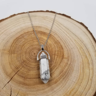 Natural Healing Stone Pendant Necklace