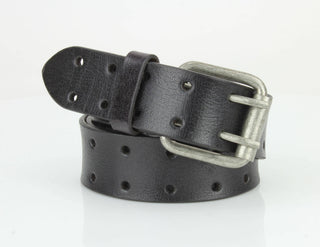 Double Prong Full Grain Leather Belt ABB 008