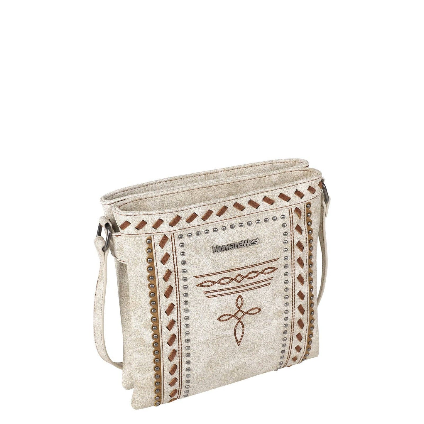 MW1124G-9360 Montana West Embroidered Stitch Crossbody