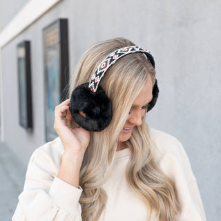 CC South West Aztec Print Adjustable Earmuff