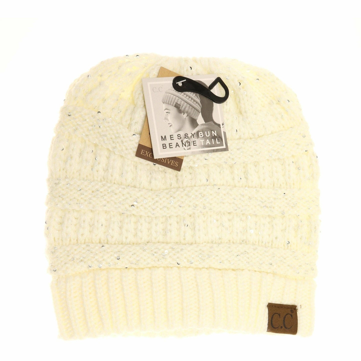 Sequin CC Beanie Tail Beanie MB730