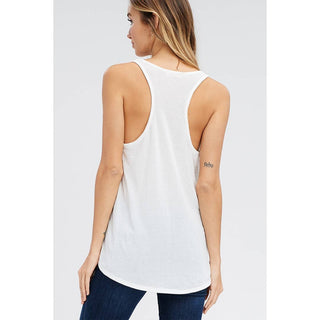 Western Cowgirl print tank top