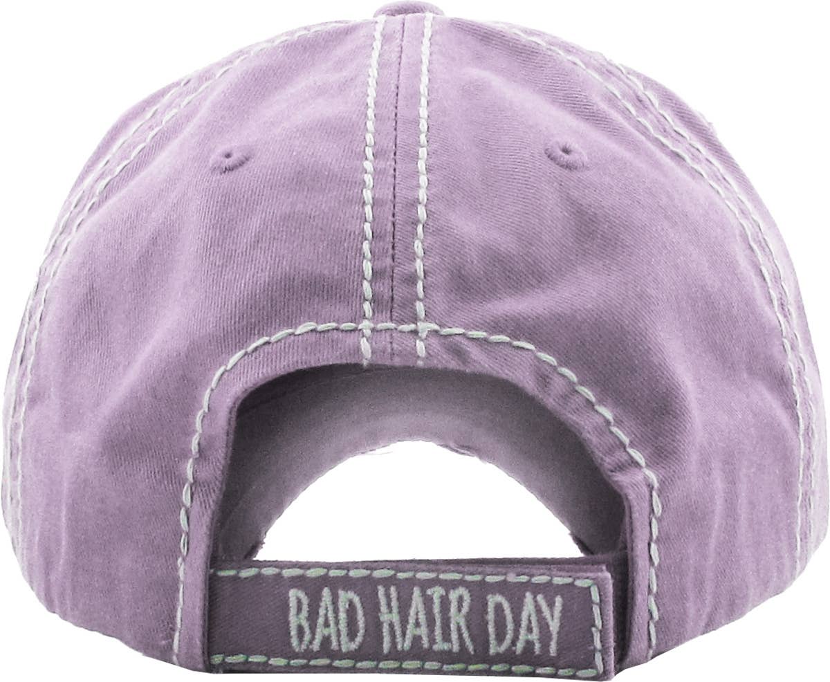 Bad Hair Day Washed Vintage Ball Cap