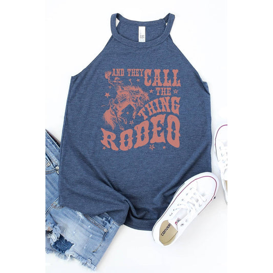 And They Call The Thing Rodeo Graphic Mock Tank