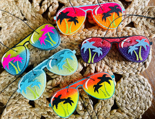 Tropical Sunglasses Car Freshie