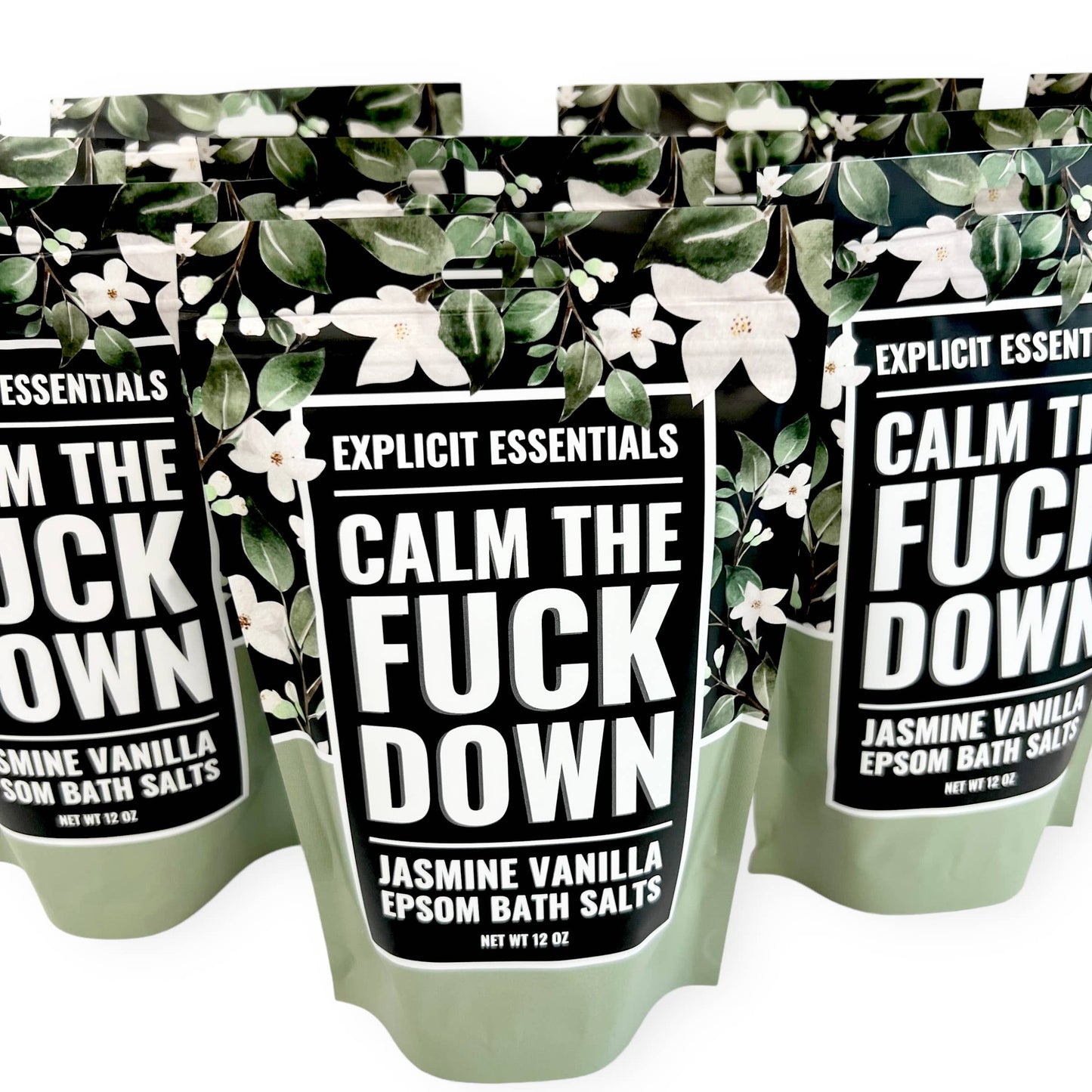 Calm The Fuck Down Bath Epsom Salts 12oz Bag