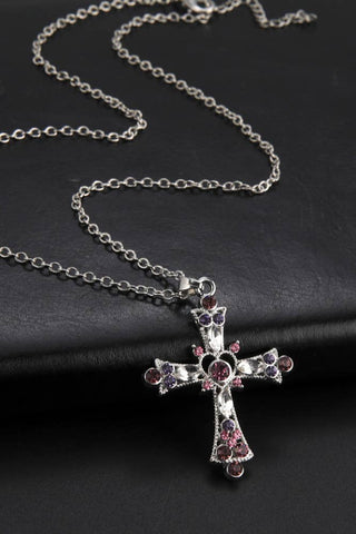 Crystal Cross Necklace