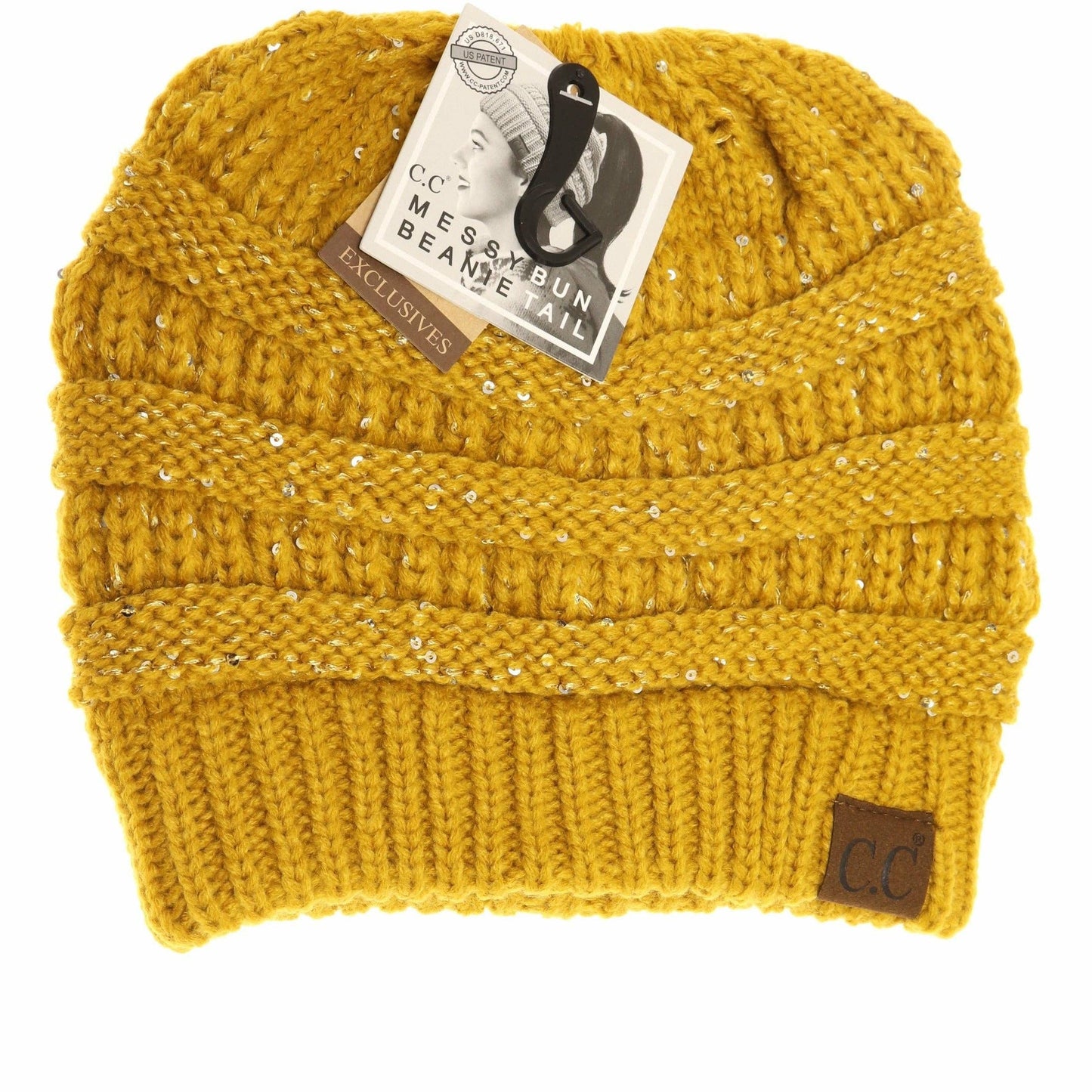 Sequin CC Beanie Tail Beanie MB730