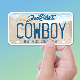 South Dakota License Plate Stickers - Custom SD City Decals