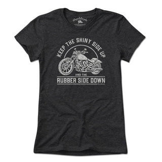 Shiny Side Up Motorcycle T-Shirt