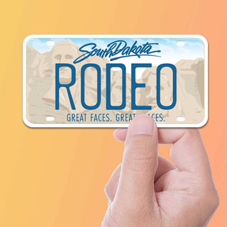 South Dakota License Plate Stickers - Custom SD City Decals