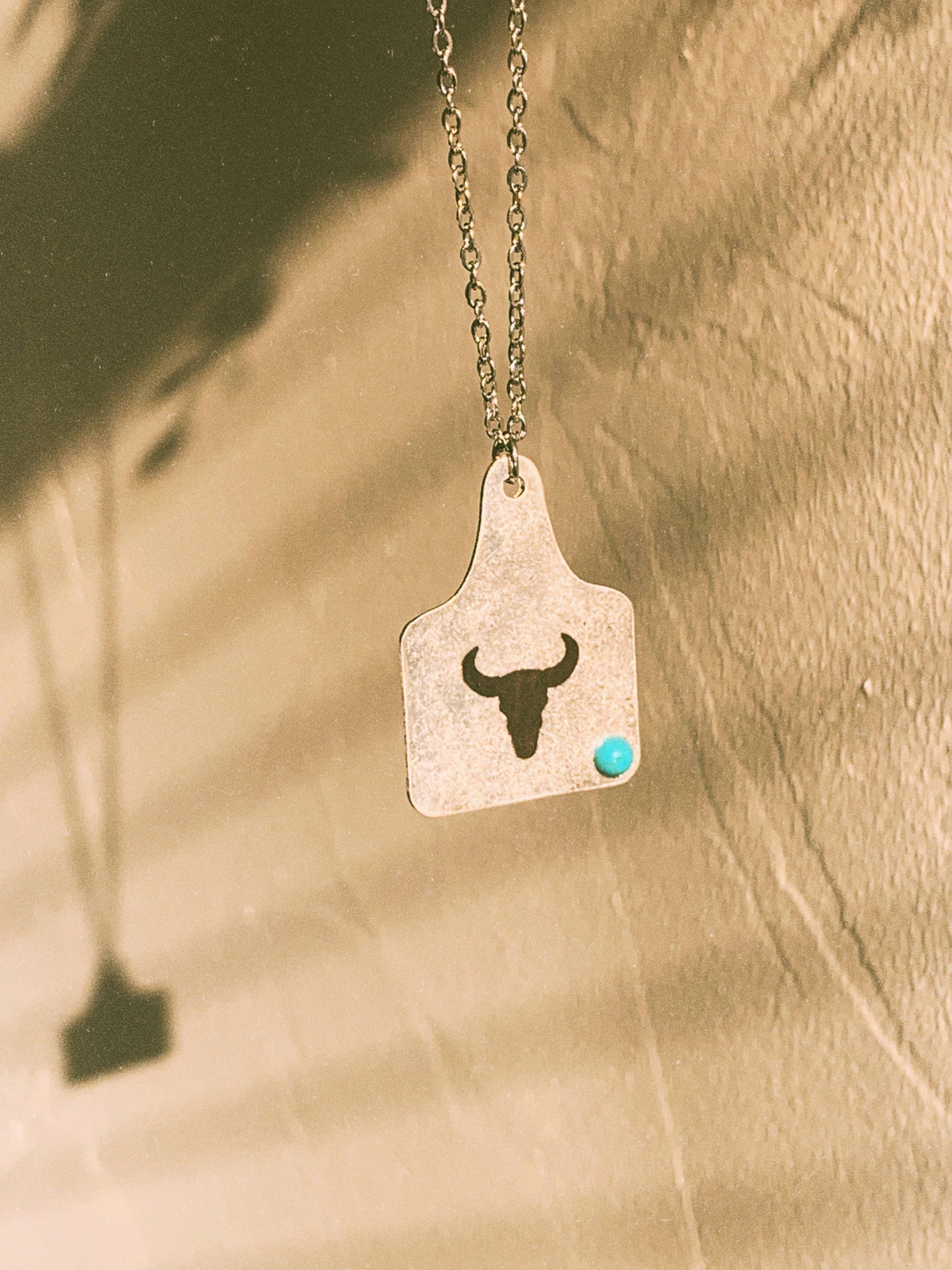 Cattle Tag Necklace - Steer