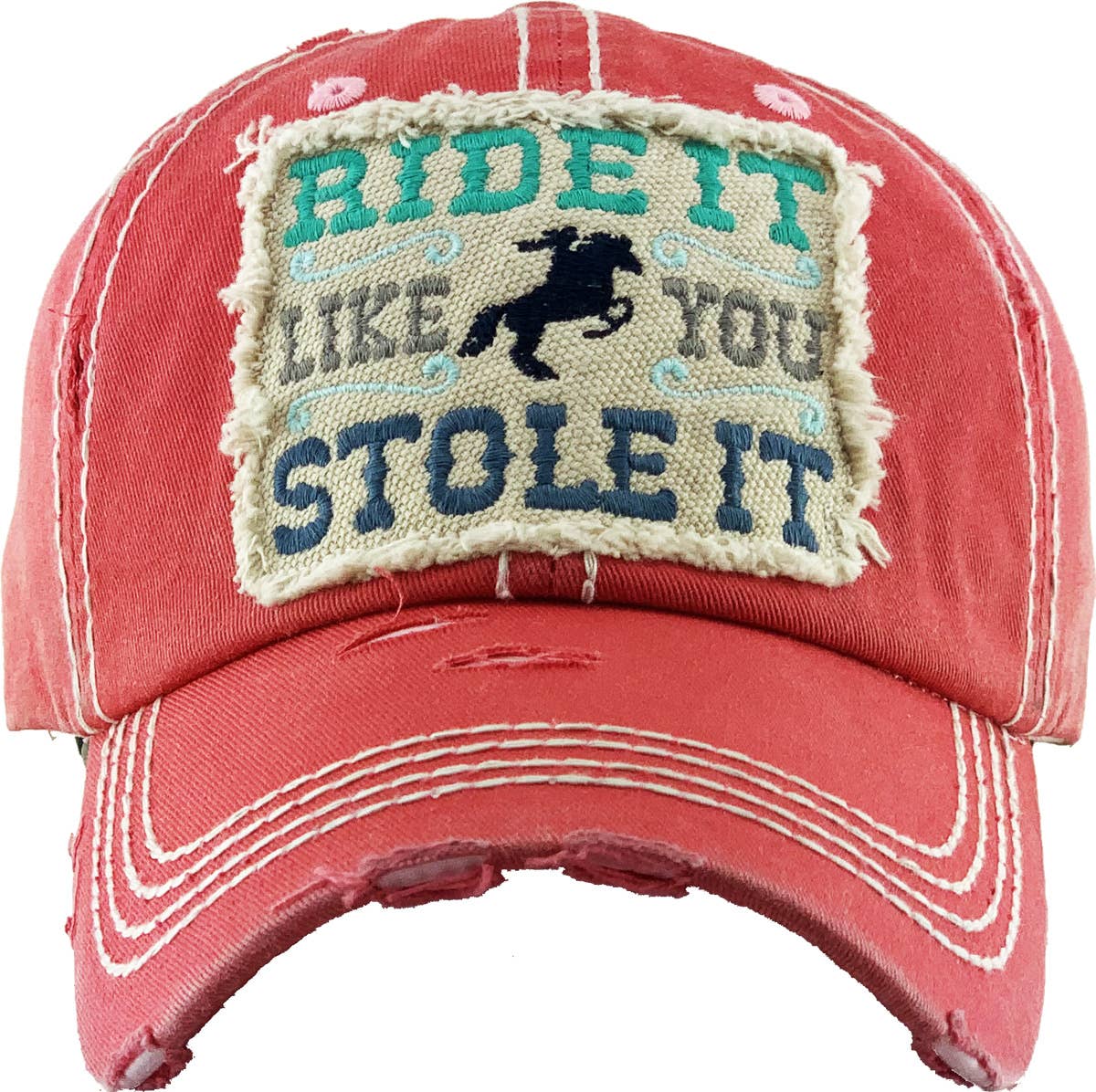 RIDE IT LIKE YOU STOLE IT WASHED VINTAGE BALLCAP