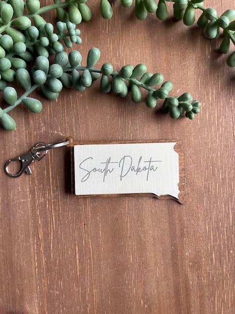 South Dakota Keychain