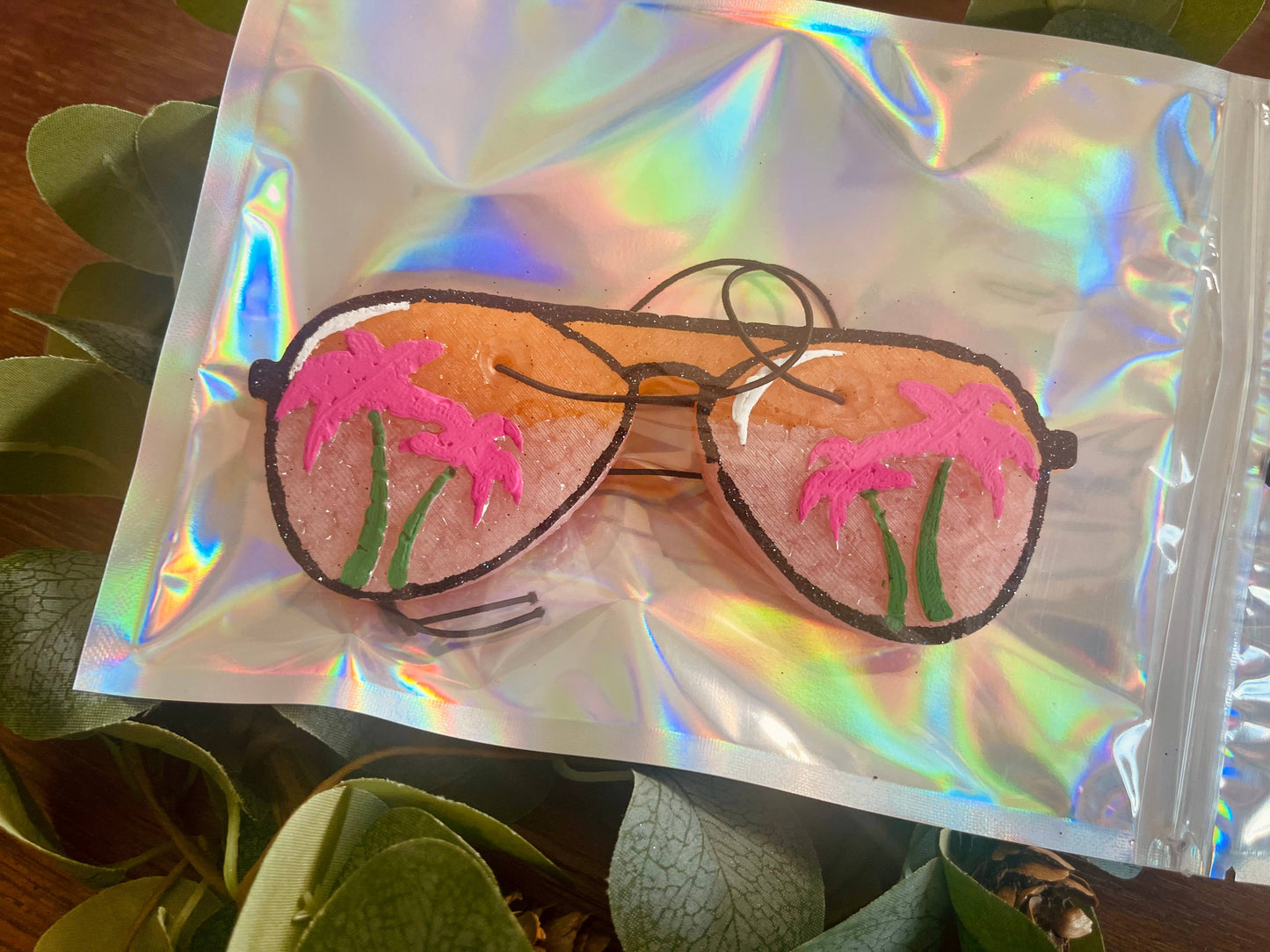 Tropical Sunglasses Car Freshie