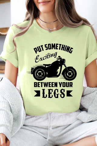 Put Something Exciting Motorcycle Graphic Tee