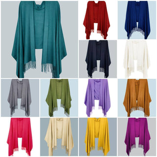 JC062842 19 Colors-- Softer Than Cashmere Solid Shawl/Scarf
