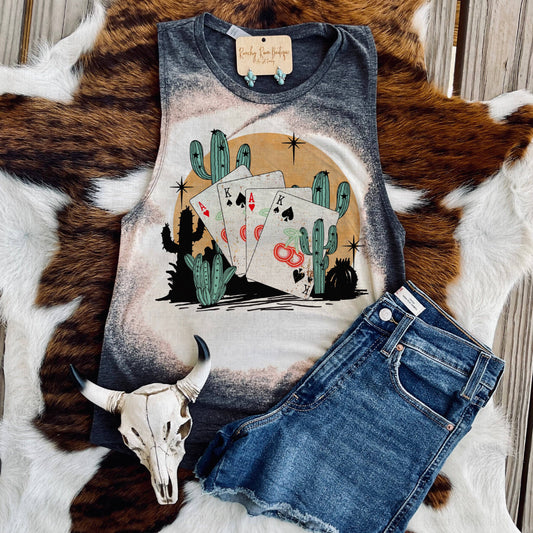 Wild Card Western Festival Muscle Tank