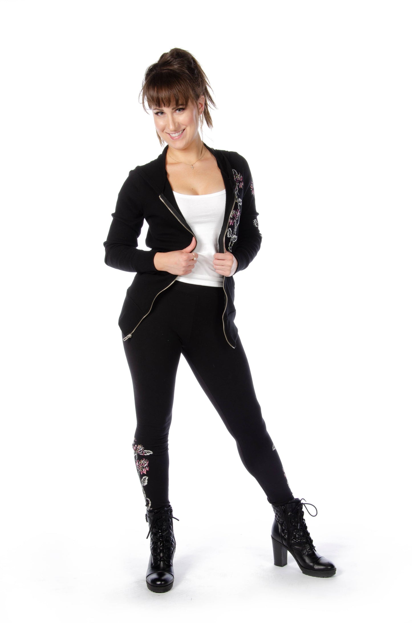 Liberty Wear Black Hoodie zip up