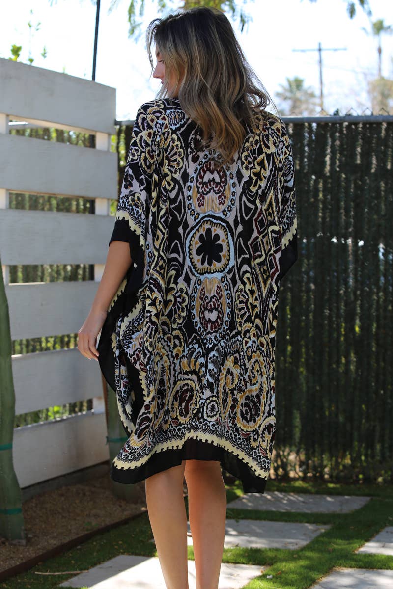 PRINTED KIMONO by Angie