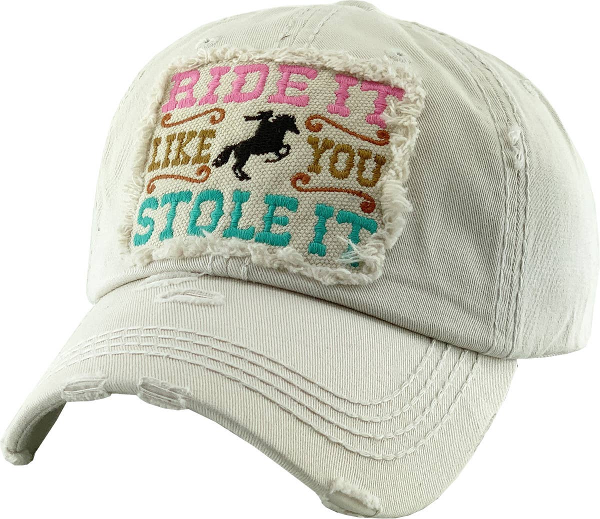 RIDE IT LIKE YOU STOLE IT WASHED VINTAGE BALLCAP