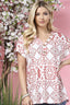 Coral/Ivory