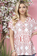 Coral/Ivory