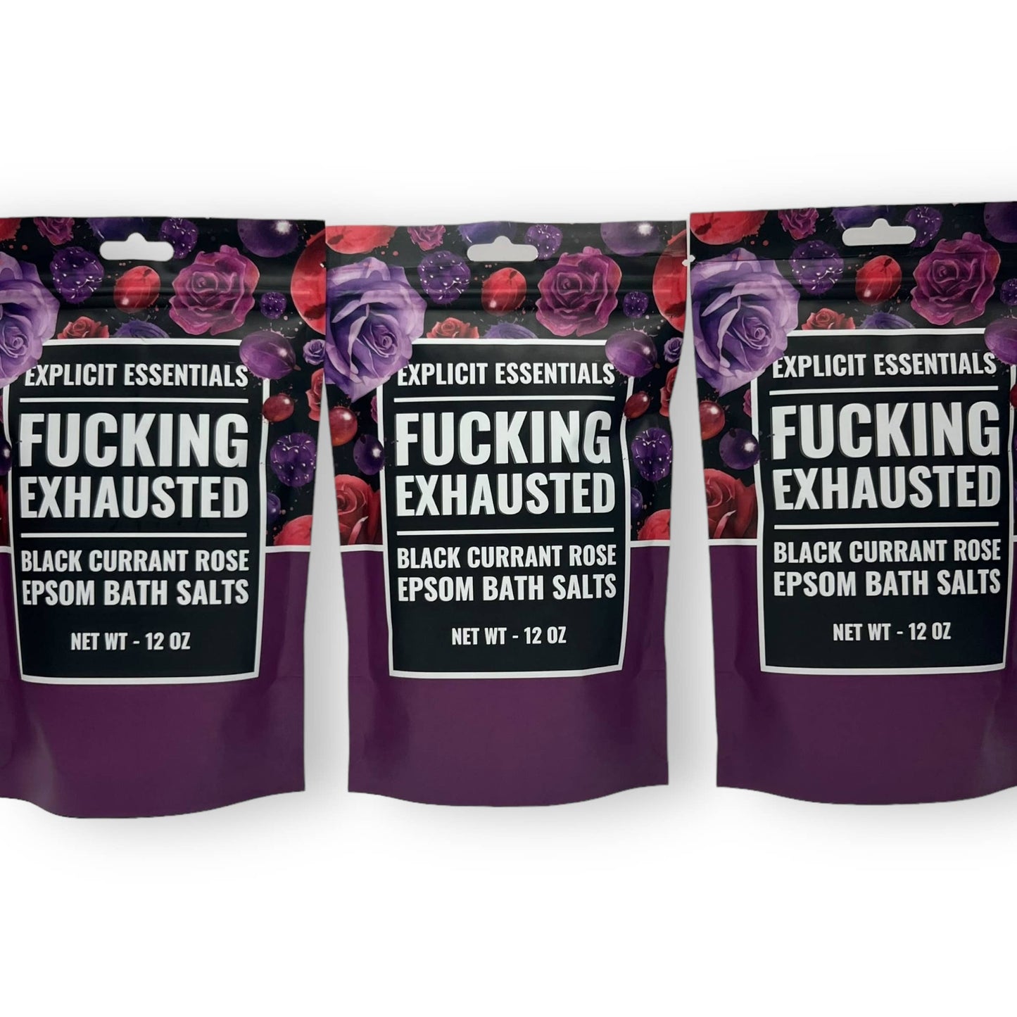 Fucking Exhausted Bath Epsom Salts 12oz Bag