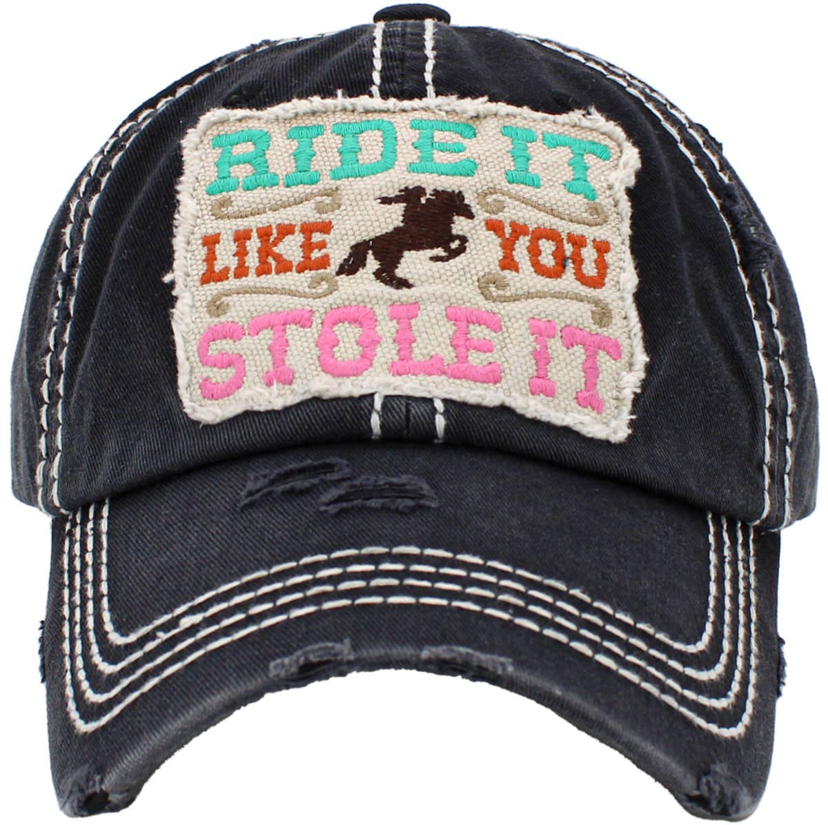 RIDE IT LIKE YOU STOLE IT WASHED VINTAGE BALLCAP